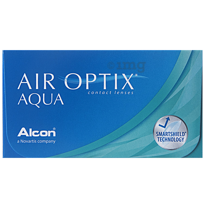 Alcon Air Optix Aqua Contact Lens Optical Power -7.5 Transparent Spherical