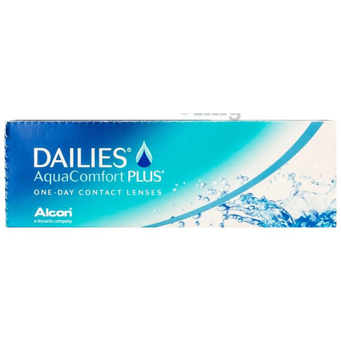 Alcon Dailies Aqua Comfort Plus One Day Contact Lens Optical Power -1.5 Transparent Spherical
