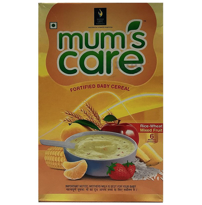 Mum's Care Fortified Baby Cereal 6 Months Onwards Mixed Fruit Rice