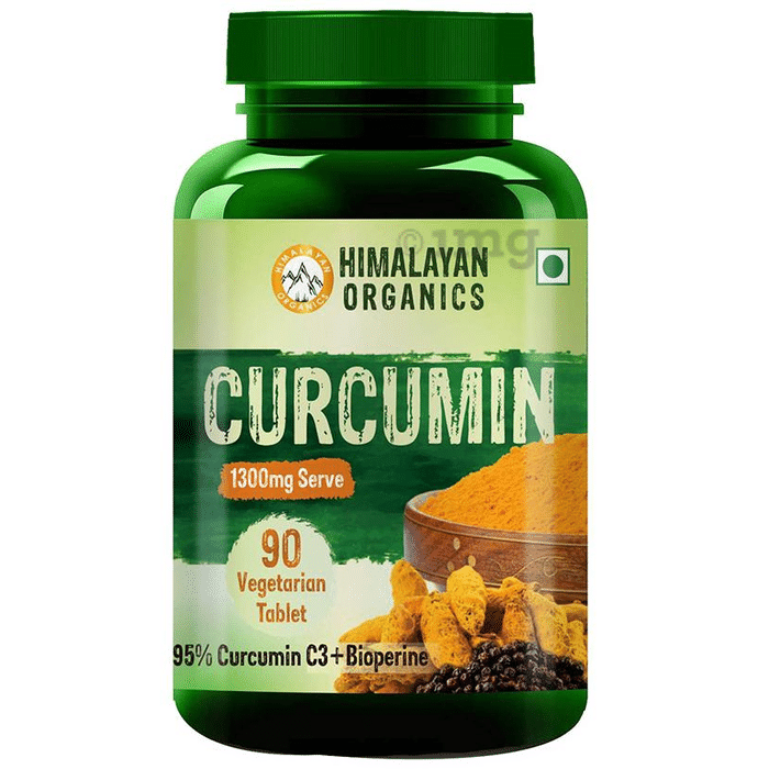 Himalayan Organics Curcumin 1300mg Vegetarian Tablet