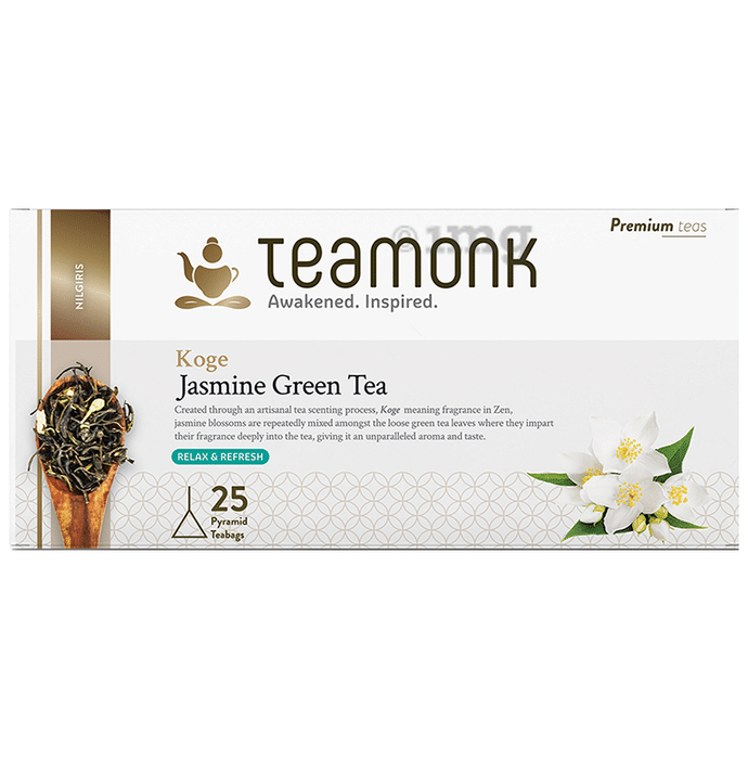 Teamonk Nilgiris Green Tea Bag (2gm Each) Jasmine