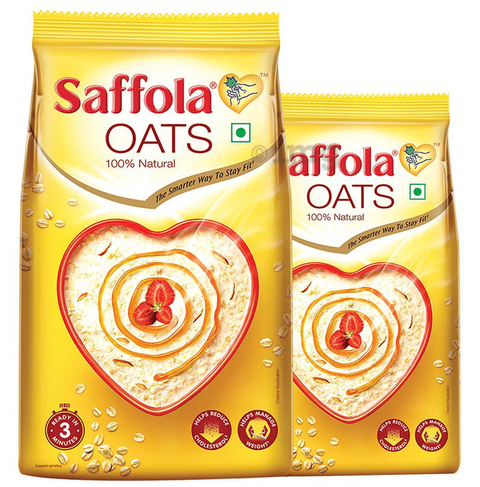 Saffola Oats 1kg with 400gm Free