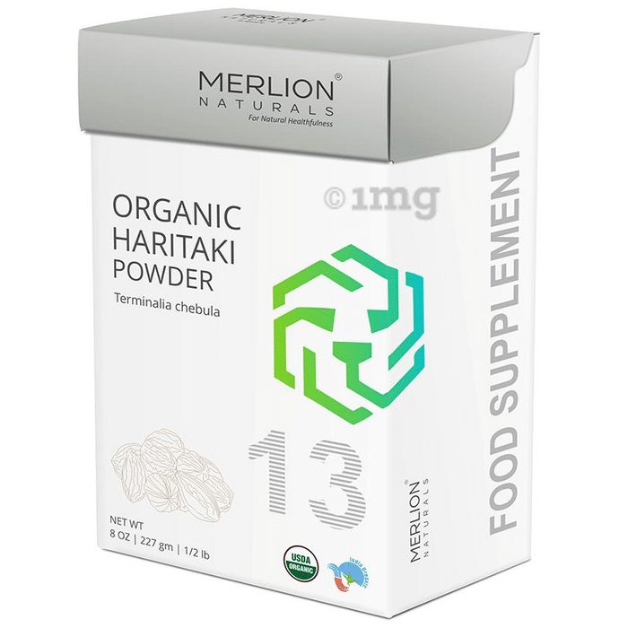 Merlion Naturals Organic Haritaki (Terminalia Chebula) Powder