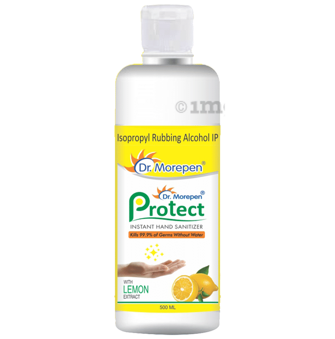 Dr. Morepen Protect Instant Hand Sanitizer Lemon