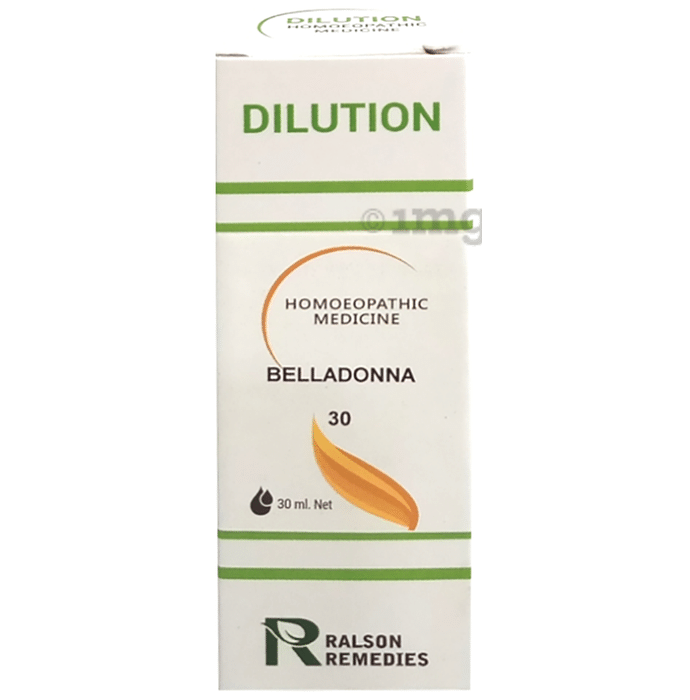 Ralson Remedies Belladonna Dilution 30 CH