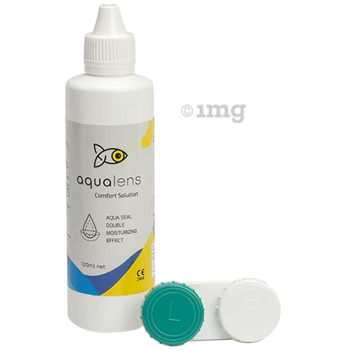 Aqualens Comfort Contact Lens Solution (Lens Case Free) Buy bottle of