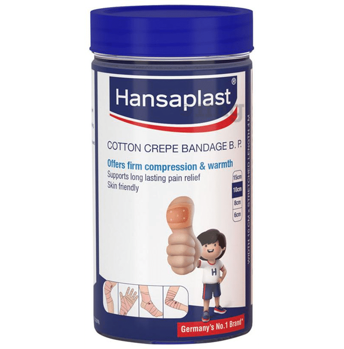 Hansaplast Cotton Crepe Bandage B.P. 10cm x 4m