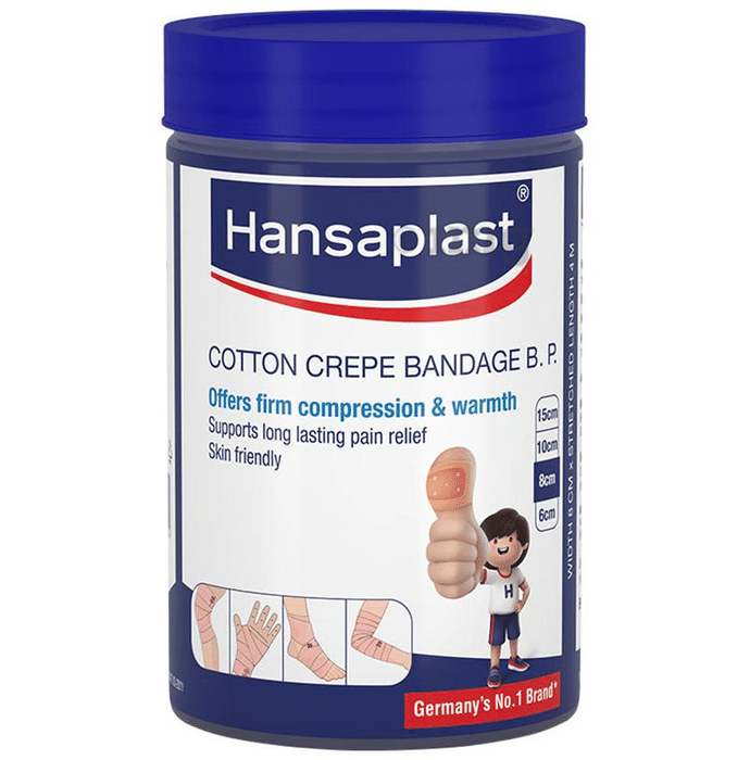 Hansaplast Cotton Crepe Bandage B.P. 8cm x 4m
