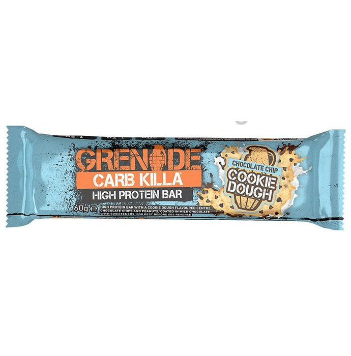 Grenade Carb Killa High Protein Bar (60gm Each) Chocolate Chip Cookie Dough