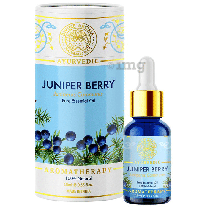 Divine Aroma Ayurvedic 100% Natural Pure Essential Oil Juniper Berry