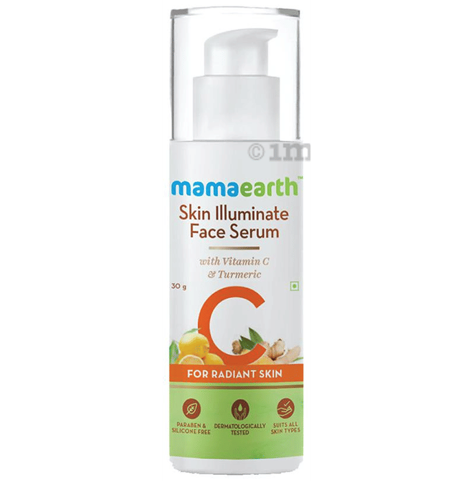 Mamaearth Skin Illuminate Face Serum Buy pump bottle of 30 gm Serum at