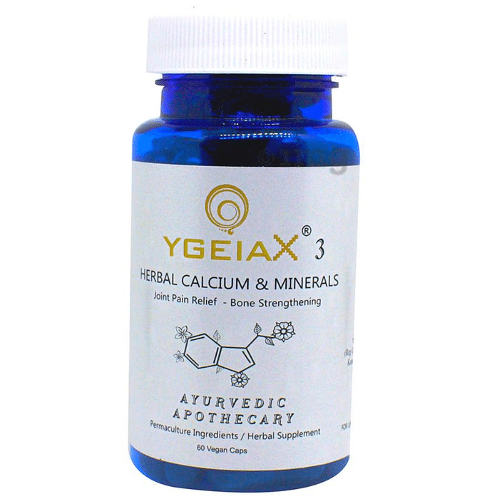 YgeiaX 3 Herbal Calcium & Minerals Vegan Capsule