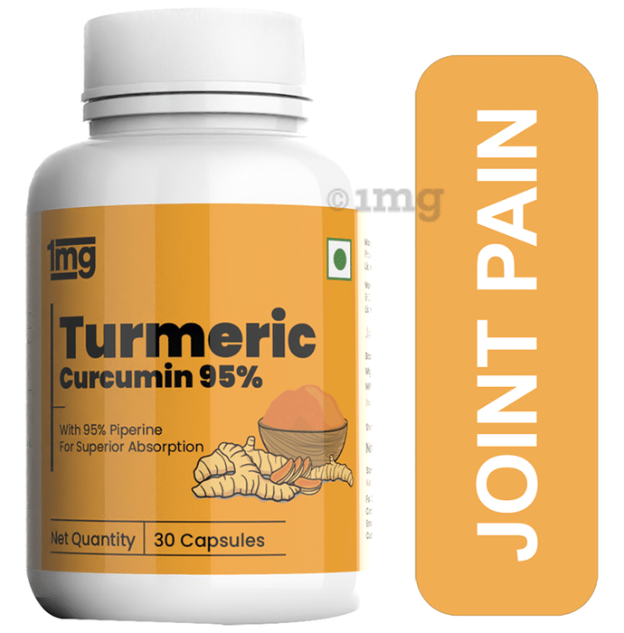 1mg Turmeric Curcumin 95% with Piperine Capsule