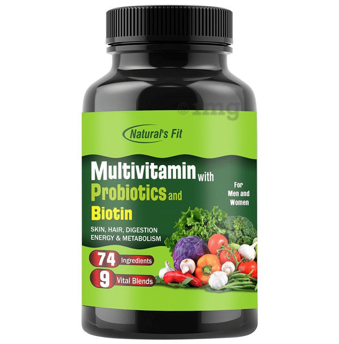 Natural's Fit Multivitamin with Probiotics and Biotin Capsule