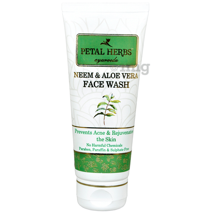 Petal Herbs Ayurveda Neem & Aloe Vera Face Wash Buy tube of 100 ml Face Wash at best price in