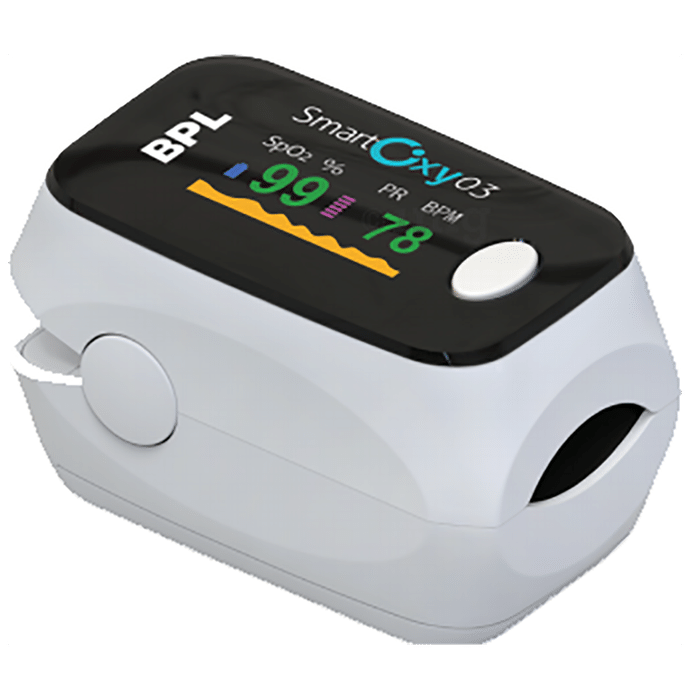 BPL Smart Oxy03 Fingertip Pulse Oximeter with Perfusion Index
