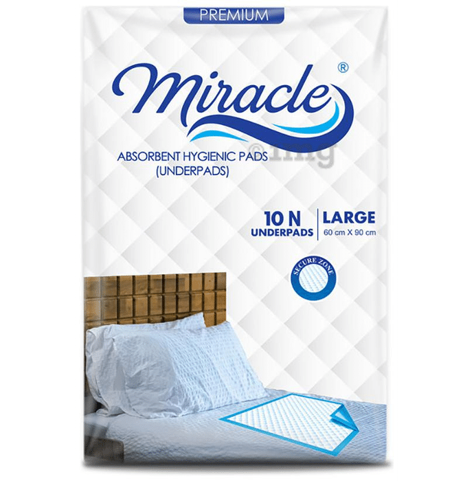 Miracle Absorbent Hygienic Pads Large