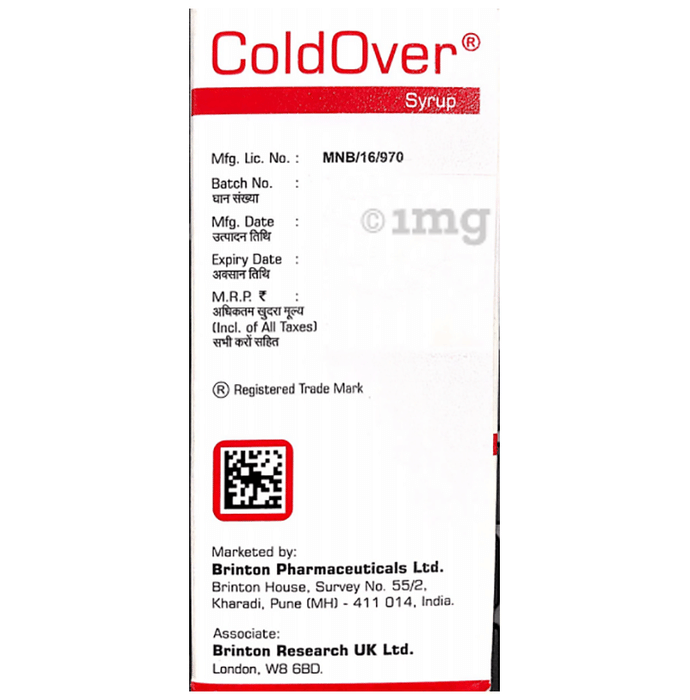 Coldover Syrup Pineapple Black Currant View Uses Side Effects Price And Substitutes 1mg