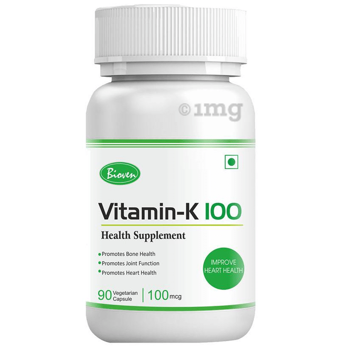 Bioven Vitamin-K 100mcg Vegetarian Capsule
