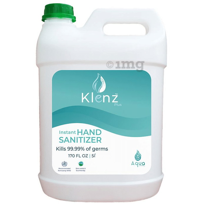 Klenz Plus Instant Hand Sanitizer Aqua