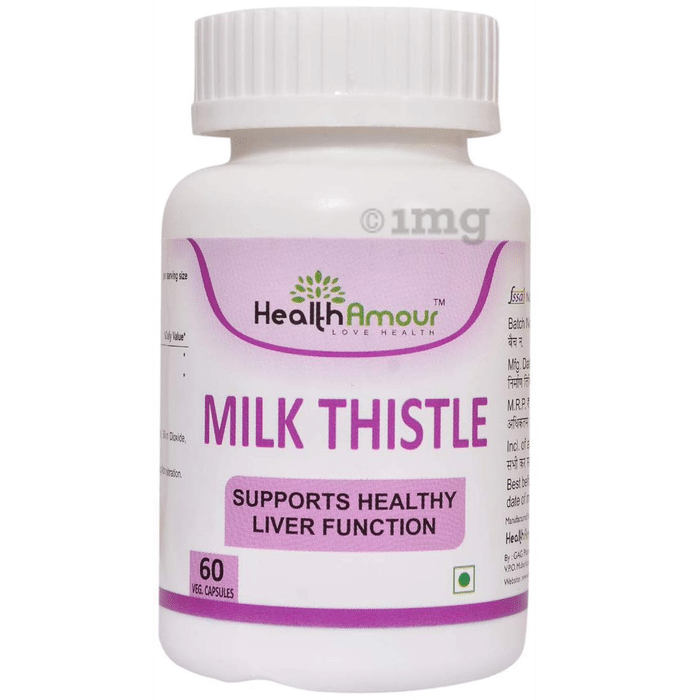 HealthAmour Milk Thistle Veg Capsule