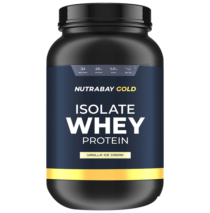 Nutrabay Gold Isolate Whey Protein Vanilla Icecream