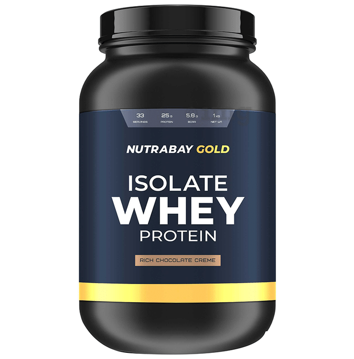 Nutrabay Gold Isolate Whey Protein Rich Chocolate Creme