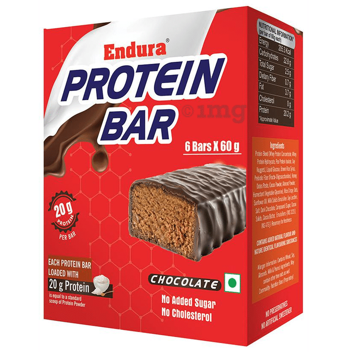 Endura Protein Bar (60gm Each) Chocolate