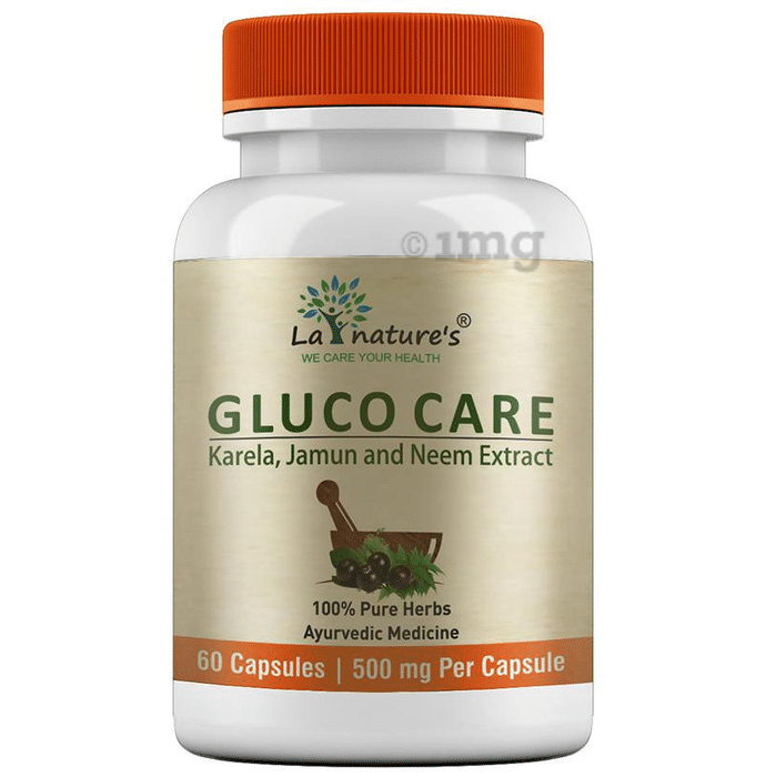 La Nature's Gluco Care 500mg Capsule