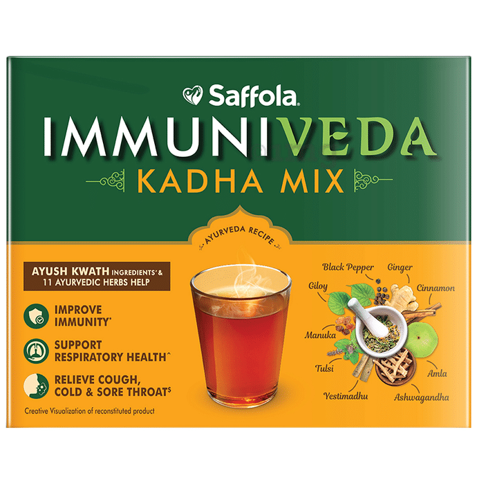 Saffola Immuniveda Kadha Mix (4gm Each)