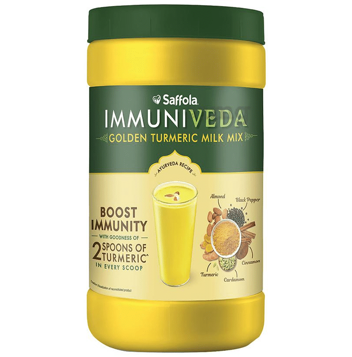 Saffola Immuniveda Golden Turmeric Milk Mix