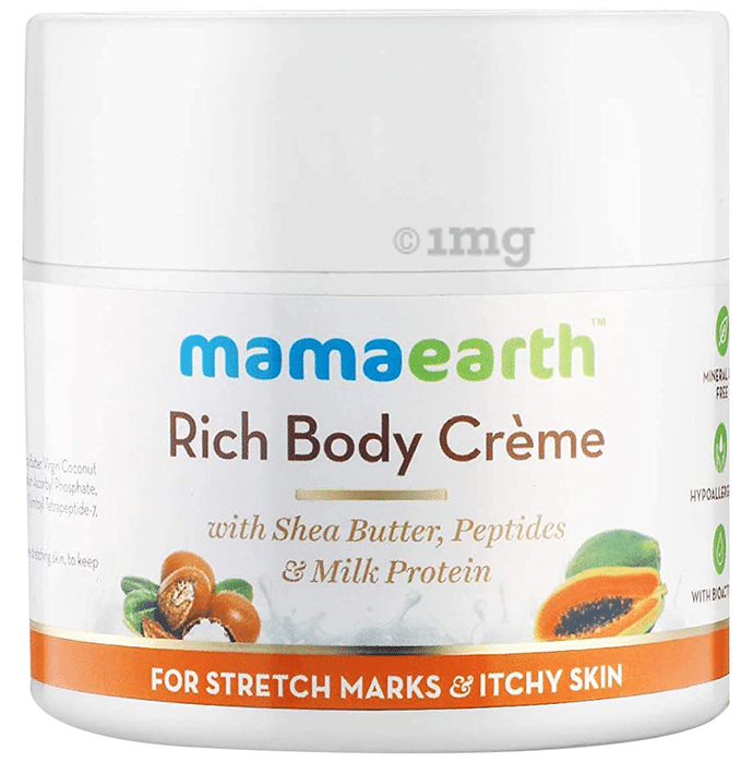 Mamaearth Rich Body Creme for Stretch Marks & Itchy Skin