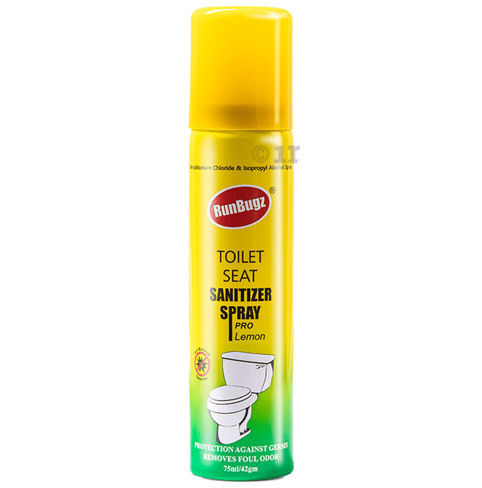 Runbugz Lemon Toilet Seat Sanitizer Spray Pro