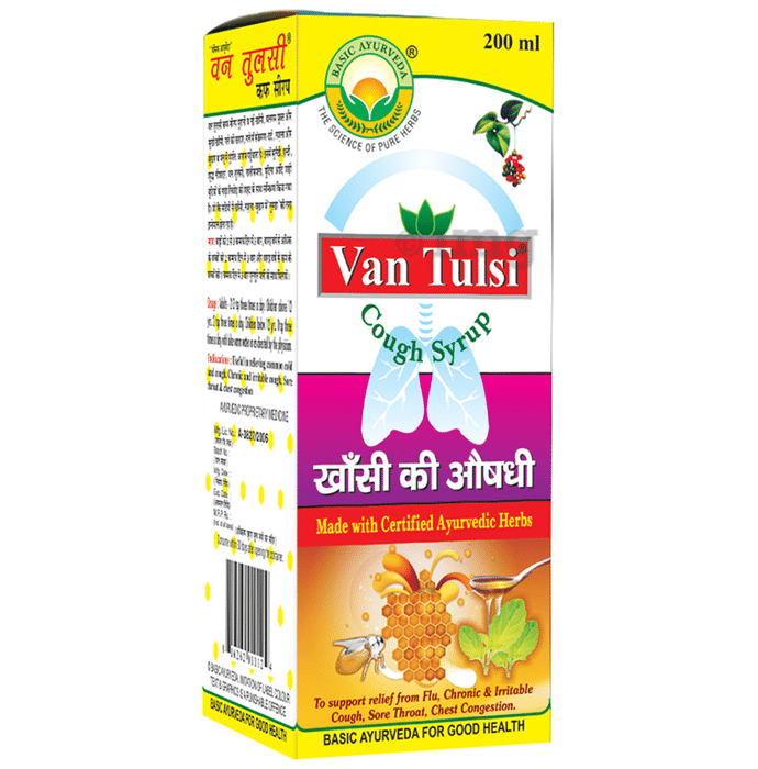 Basic Ayurveda Van Tulsi Cough Syrup