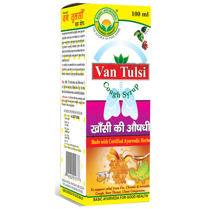 Basic Ayurveda Van Tulsi Cough Syrup