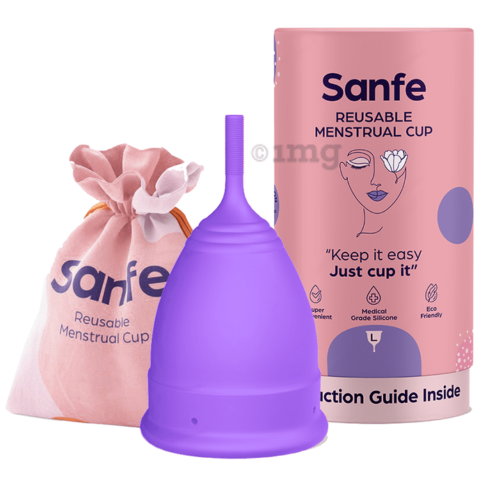 Sanfe Reusable Menstrual Cup Large