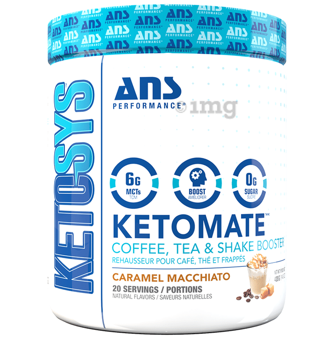 ANS Performance Caramel Macchiato Ketosys Ketomate Coffee, Tea & Shake Booster