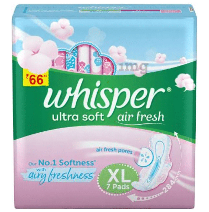 Whisper Ultra Soft Sanitary Pads XL