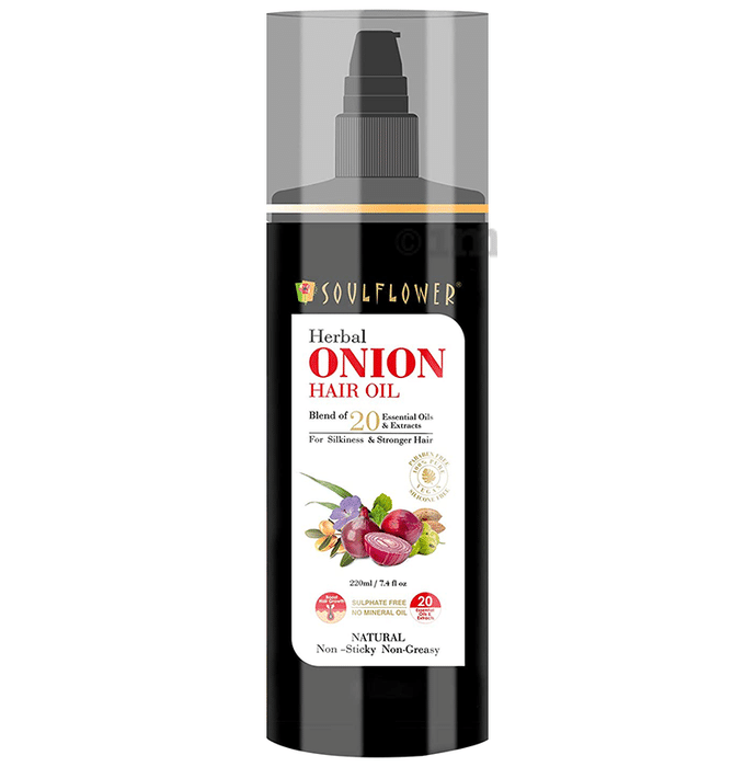 Soulflower Herbal Onion Hair Oil