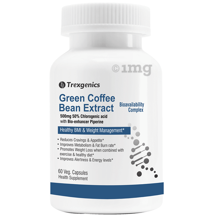 Trexgenics Green Coffee Bean Extract Veg Capsule