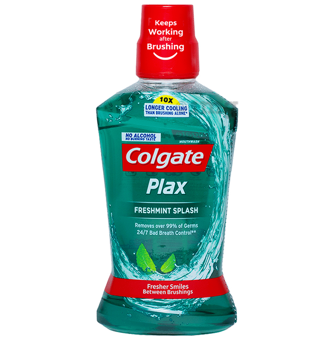 Colgate Plax Fresh Mint Splash Alcohol Free Mouth Wash