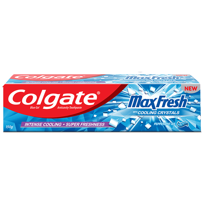 Colgate Maxfresh Peppermint Ice Blue Gel Toothpaste