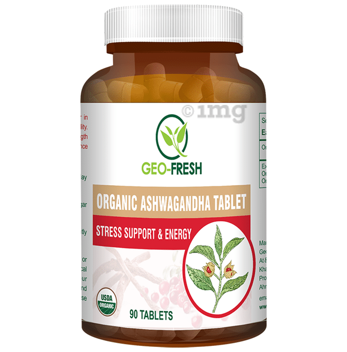 Geo Fresh Organic Ashwagandha 750mg Tablet