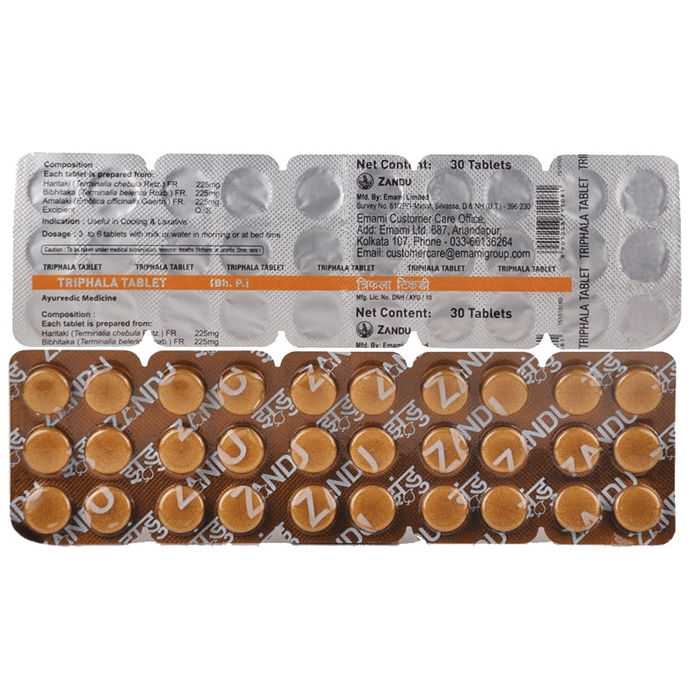 Zandu Triphala Tablet