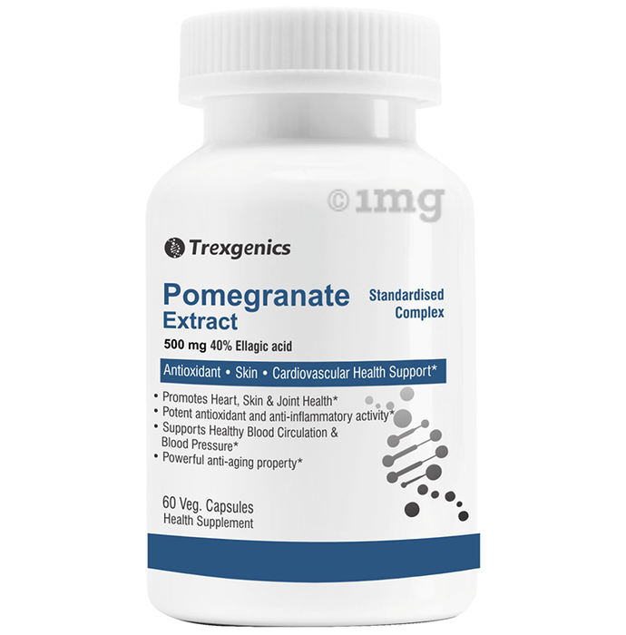 Trexgenics Pomegranate Extract 500mg Veg. Capsules