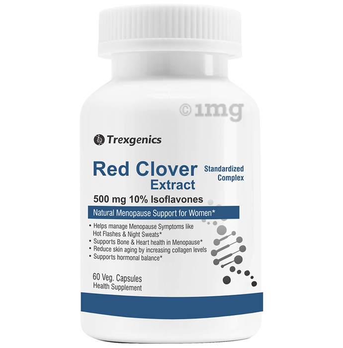 Trexgenics Red Clover Extract 500mg Veg. Capsules