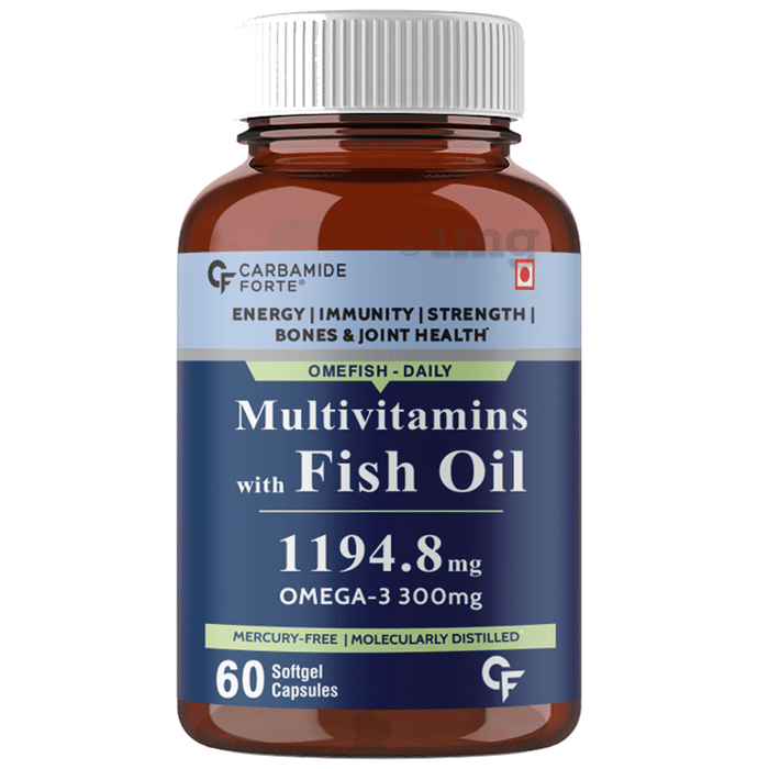 Carbamide Forte Multivitamins with Fish Oil Softgel Capsule