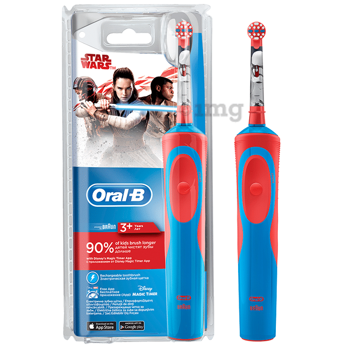 Oral-B Kids Electric Rechargeable Toothbrush (for 3+ Years) Star Wars