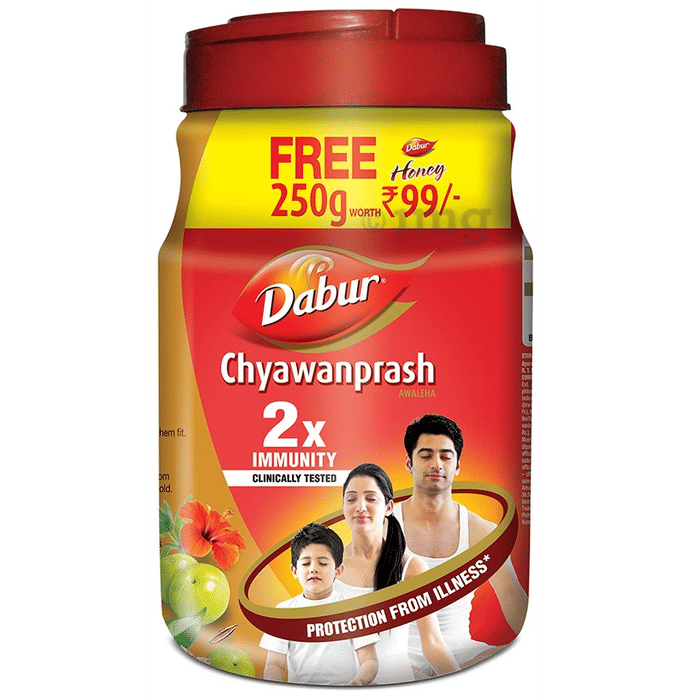 Dabur Chyawanprash Awaleha with 250gm Honey Free