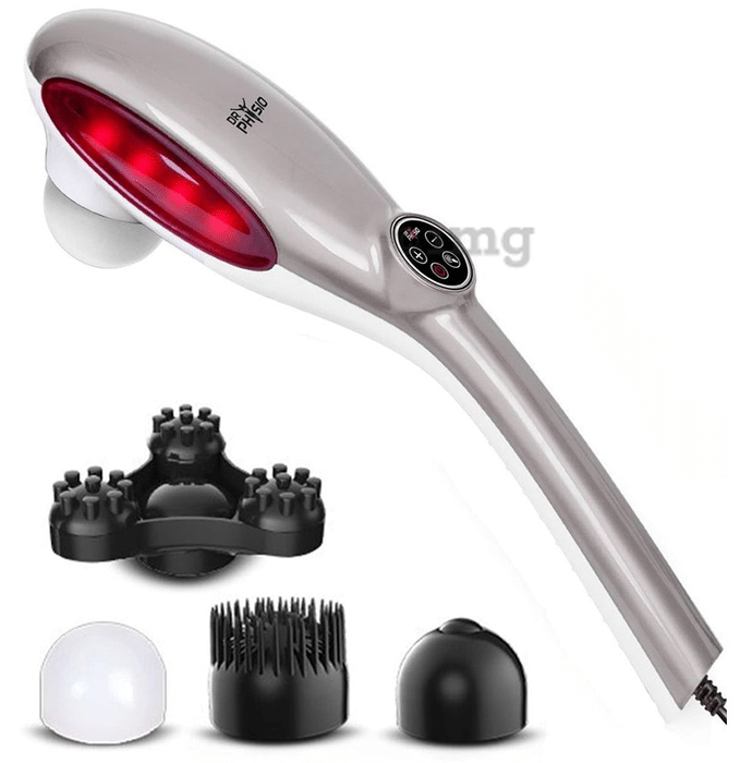 Dr Physio (USA) Active Hammer Electric Powerful Body Massager with Vibration Silver